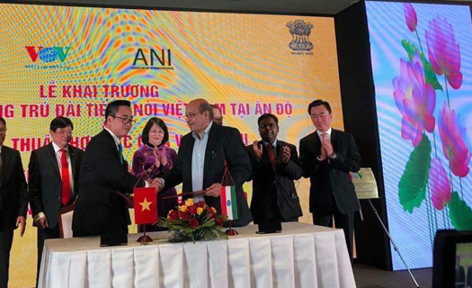 Đài TNVN và Hãng thông tấn ANI (Ấn Độ) ký kết thỏa thuận hợp tác
